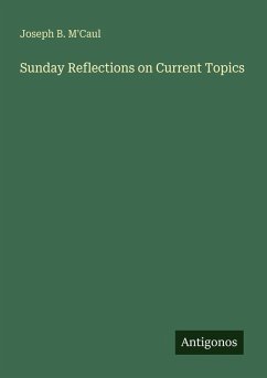 Cover Sunday Reflections on Current Topics