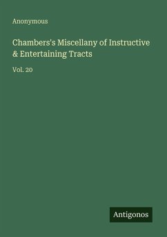 Cover Chambers's Miscellany of Instructive & Entertaining Tracts
