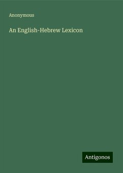 An English-Hebrew Lexicon - Anonymous