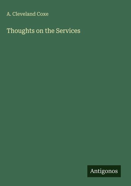 Thoughts on the Services Thoughts on the Services