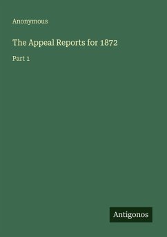 Cover The Appeal Reports for 1872