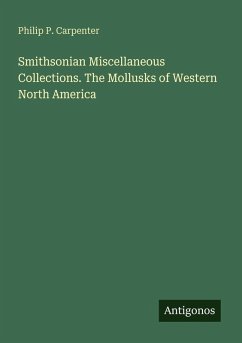 Cover Smithsonian Miscellaneous Collections. The Mollusks of Western North America