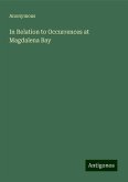 In Relation to Occurrences at Magdalena Bay In Relation to Occurrences at Magdalena Bay