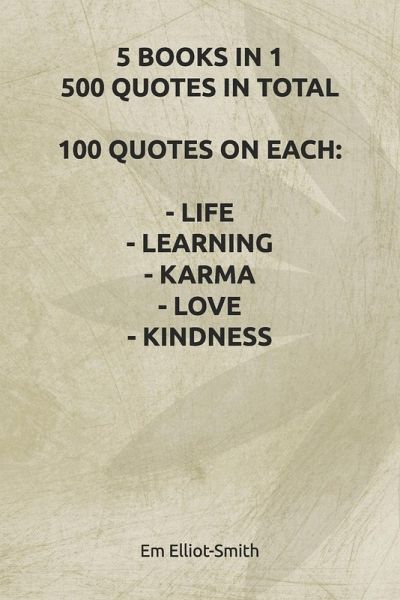 5 Books in 1, 500 Quotes in Total