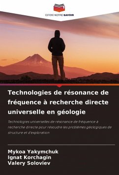 Cover Technologies de résonance de fréquence à recherche directe universelle en géologie