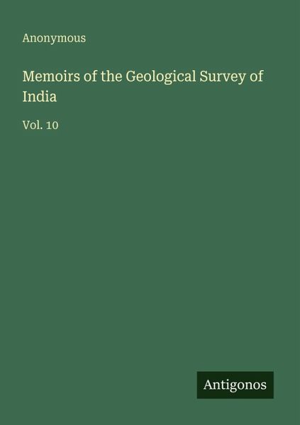 Memoirs of the Geological Survey of India Memoirs of the Geological Survey of India