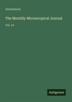 Cover The Monthly Microscopical Journal