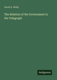 Cover The Relation of the Government to the Telegraph