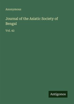 Cover Journal of the Asiatic Society of Bengal