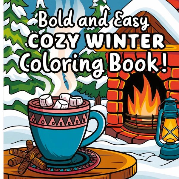 Bold and Easy Winter Coloring Book