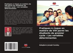 Pratiques à risque en matière de VIH parmi les étudiants de premier cycle : Les variables déterminantes - Joseph Sunday, Adegboro