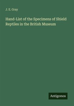 Cover Hand-List of the Specimens of Shield Reptiles in the British Museum