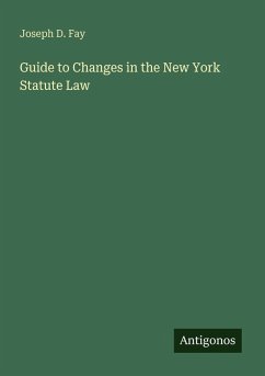 Cover Guide to Changes in the New York Statute Law