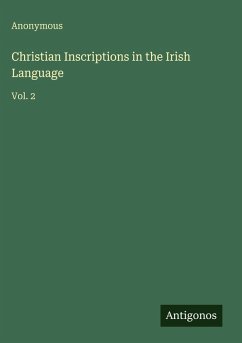 Cover Christian Inscriptions in the Irish Language