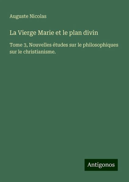 La Vierge Marie et le plan divin