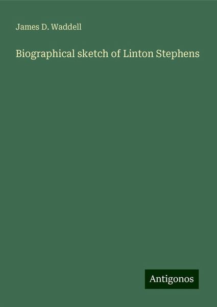 Biographical sketch of Linton Stephens