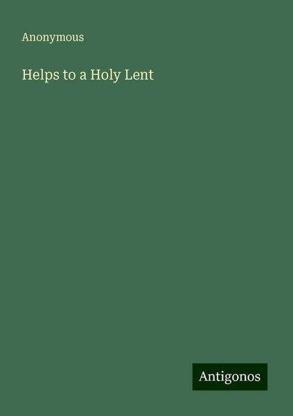 Helps to a Holy Lent