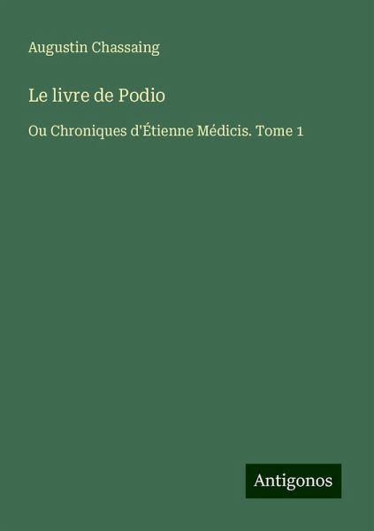 Le livre de Podio