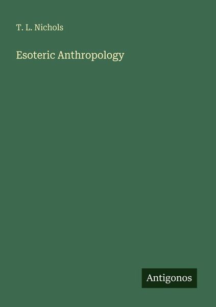 Esoteric Anthropology Esoteric Anthropology