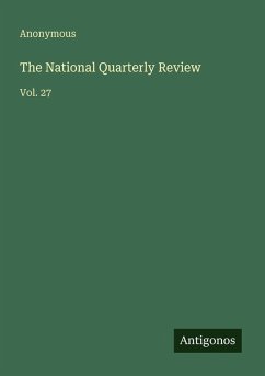 Cover The National Quarterly Review