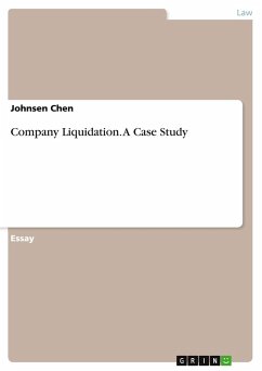 Cover Company Liquidation. A Case Study