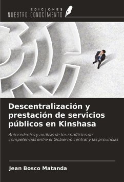 Cover Descentralización y prestación de servicios públicos en Kinshasa