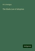 The Hindu Law of Adoption