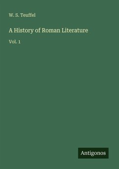 Cover A History of Roman Literature