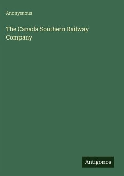 Cover The Canada Southern Railway Company