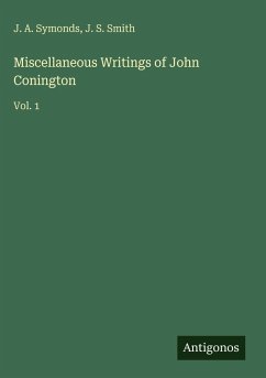Cover Miscellaneous Writings of John Conington