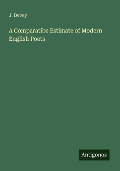 Cover A Comparatibe Estimate of Modern English Poets
