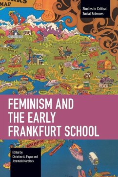 Cover Feminism and the Early Frankfurt School
