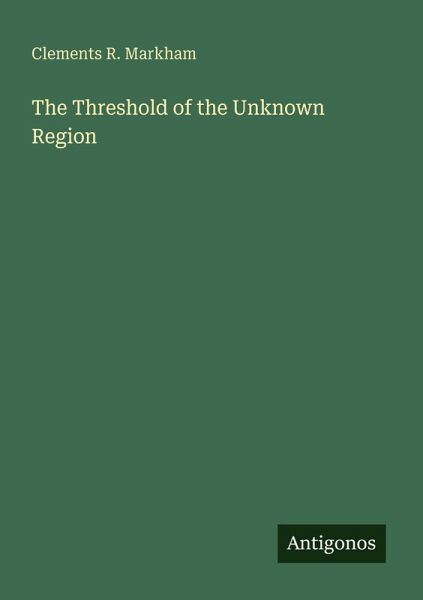 The Threshold of the Unknown Region The Threshold of the Unknown Region