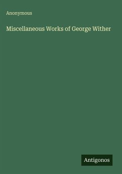 Cover Miscellaneous Works of George Wither