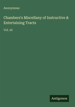 Cover Chambers's Miscellany of Instructive & Entertaining Tracts