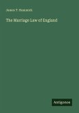 The Marriage Law of England