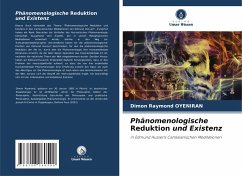 Cover Phänomenologische Reduktion und Existenz