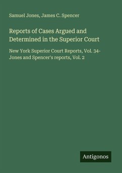 Cover Reports of Cases Argued and Determined in the Superior Court