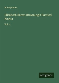 Cover Elizabeth Barret Browning's Poetical Works