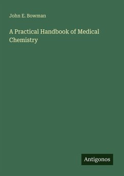 Cover A Practical Handbook of Medical Chemistry