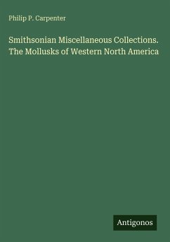 Cover Smithsonian Miscellaneous Collections. The Mollusks of Western North America