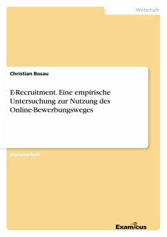 Cover E-Recruitment. Eine empirische Untersuchung zur Nutzung des Online-Bewerbungsweges