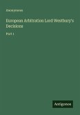 European Arbitration Lord Westbury's Decisions