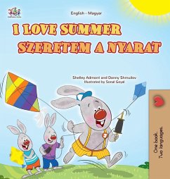 Cover I Love Summer (English Hungarian Bilingual Children's Book)