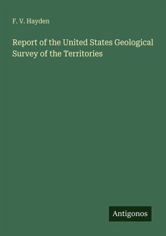 Cover Report of the United States Geological Survey of the Territories