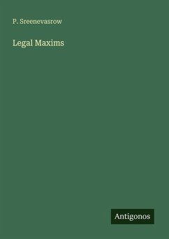 Cover Legal Maxims