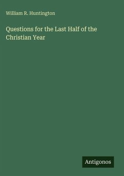 Cover Questions for the Last Half of the Christian Year