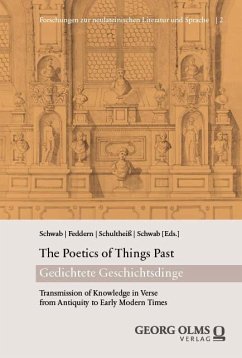 Cover The Poetics of Things Past / Gedichtete Geschichtsdinge
