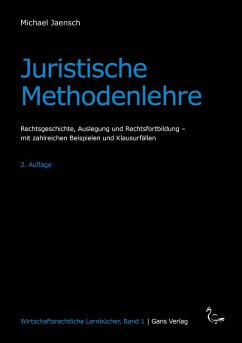 Cover Juristische Methodenlehre