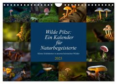 Wilde Pilze: Ein Kalender für Naturbegeisterte (Wandkalender 2025 DIN A4 quer), CALVENDO Monatskalender